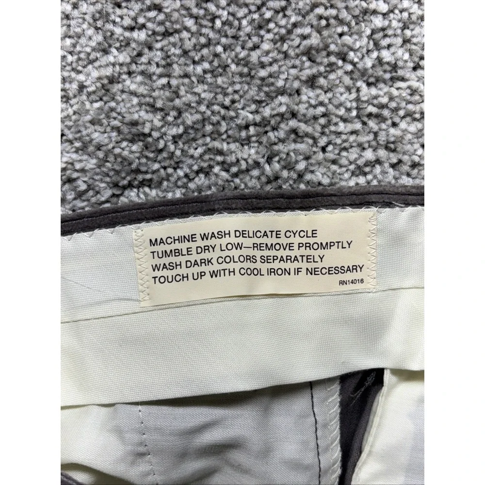 The JC Penney Men's Shop‎ Slack Flat Corduroy Dress Pants Men's Gray 44x30 NWT**